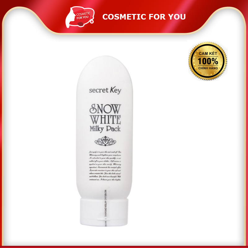 Kem Tắm Trắng Secret Key Snow White Milky Pack 200g