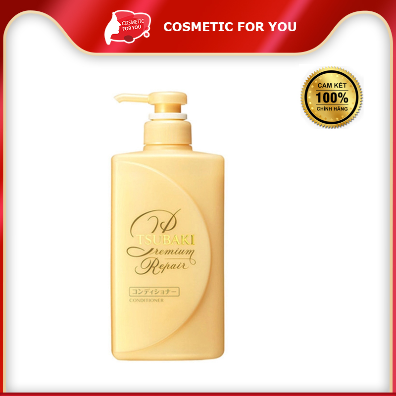 Dầu Xả Tsubaki Premium Volume & Repair Conditioner Phục Hồi Ngăn Rụng Tóc 490ml
