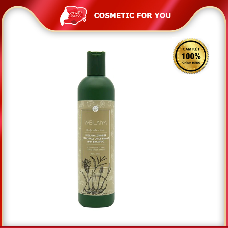 Dầu Gội Gừng Hà Thủ Ô Dành Cho Tóc Khô Weilaiya Zingiber Officinale Juice 400ml