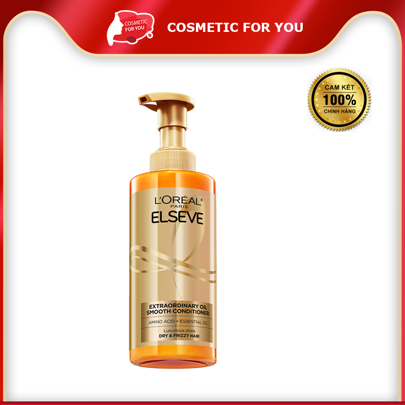 Dầu Xả Dưỡng Tóc Suôn Mượt Tóc Cao Cấp L’Oreal Paris Extraordinary Oil Sleek Nourishing Conditioner 440ml