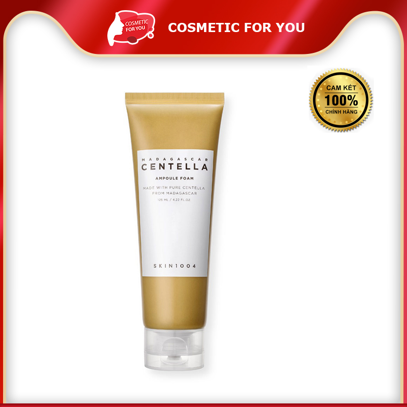 Sữa Rửa Mặt Làm Sạch Sâu Cho Da Nhạy Cảm Skin1004 Madagascar Centella Ampoule Foam125ml