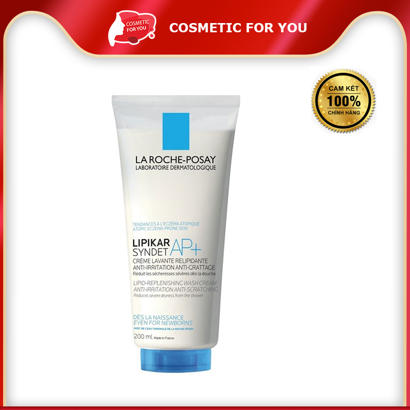 Sữa Tắm & Rửa Mặt Cho Da Khô Nhạy Cảm La Roche-Posay Lipikar Syndet AP+ 200ml