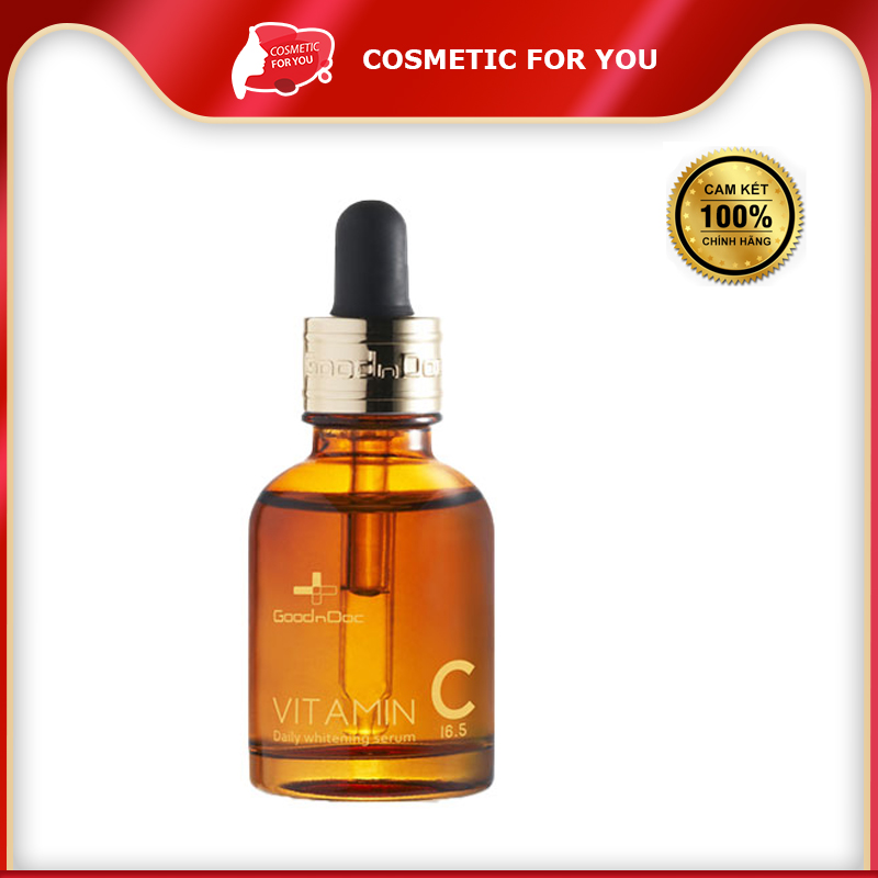Serum Dưỡng Sáng Mờ Thâm Nám Goodndoc Vitamin C-16.5 Daily Whitening Serum 30ml