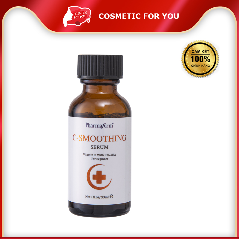 Tinh Chất Làm Sáng Và Trẻ Hóa Da, Chống Lão Hóa Pharmaform C-Smoothing Serum 30ml