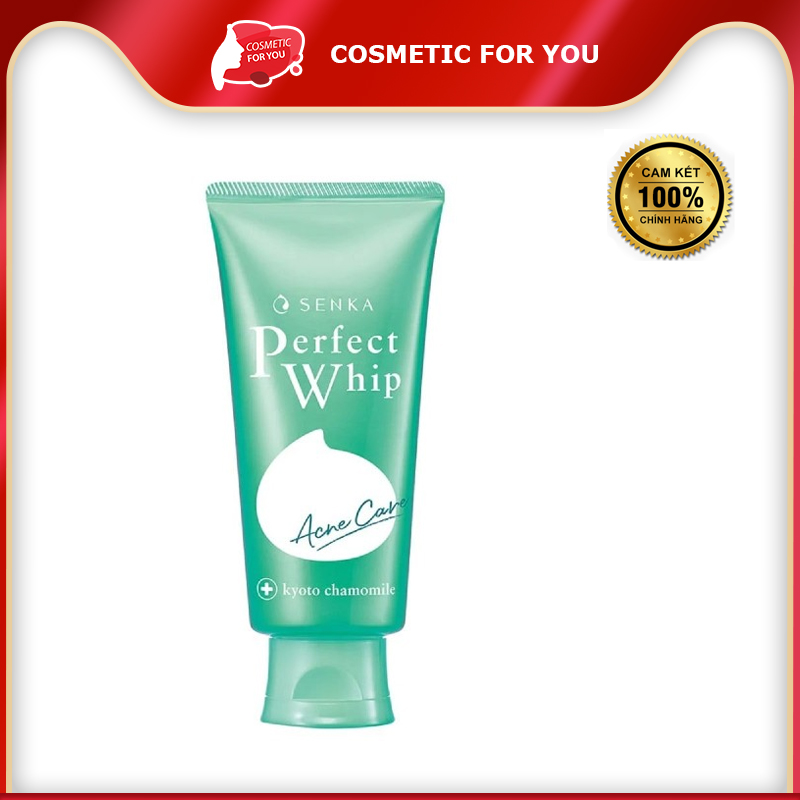 Sữa Rửa Mặt Dành Cho Da Mụn Senka Perfect Whip Acne Care 100g