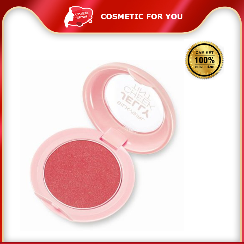 Má Hồng Dạng Thạch Lâu Trôi Silkygirl Jelly Cheek Tint #02 Lollipop - Màu Hồng Đào