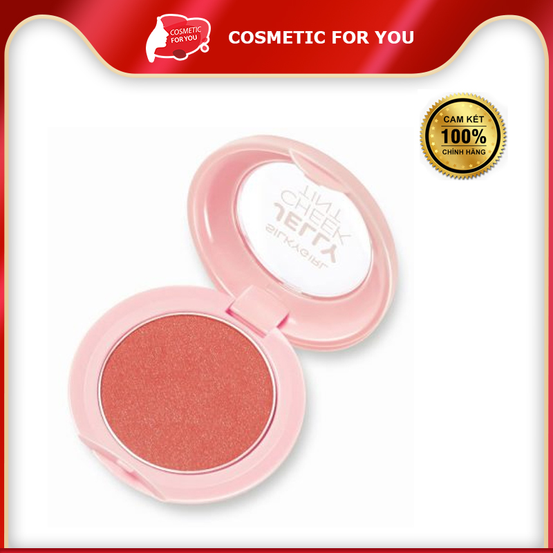 Má Hồng Dạng Thạch Lâu Trôi Silkygirl Jelly Cheek Tint #03 Popsicle - Màu Cam Sữa