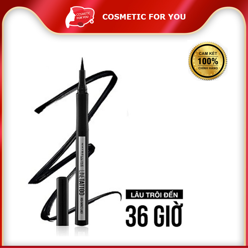 Bút Kẻ Mắt Lâu Trôi Maybelline Line Tattoo High Impact Liner - Intense Black 1g