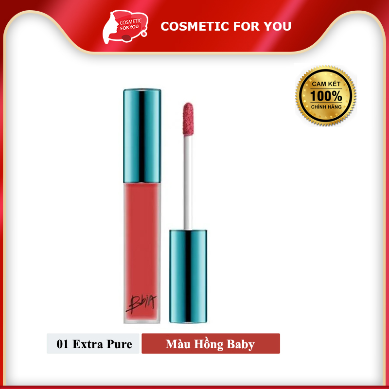 Son Kem Lì Bbia Last Velvet Lip Tint 5g - Version 1 #01 Extra Pure