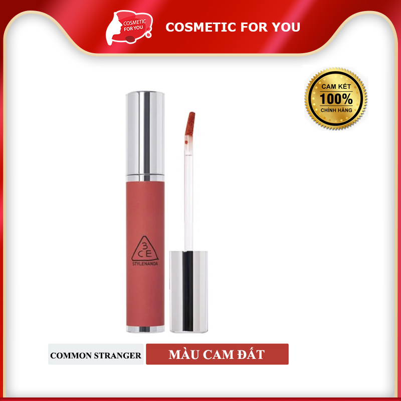 Son Kem Lì, Mịn Mượt Môi 3CE Hazy Lip Clay 4g #Common Stranger