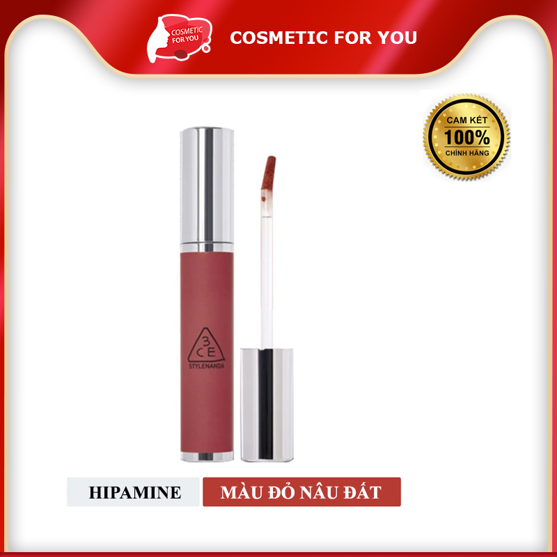 Son Kem Lì, Mịn Mượt Môi 3CE Hazy Lip Clay 4g #Hipamine