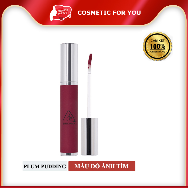 Son Kem Lì, Mịn Mượt Môi 3CE Hazy Lip Clay 4g #Plum Pudding