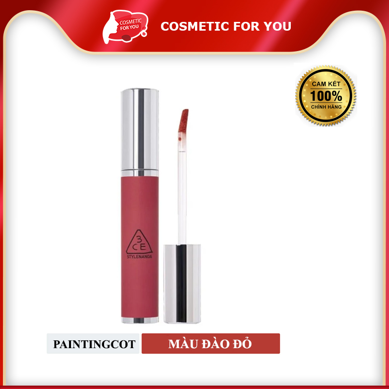 Son Kem Lì, Mịn Mượt Môi 3CE Hazy Lip Clay 4g #Paintingcot
