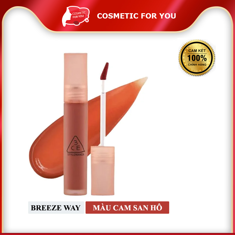 Son Kem Lì 3CE Mịn Mượt Nhẹ Môi Blur Water Tint 4.6g #Breeze Way