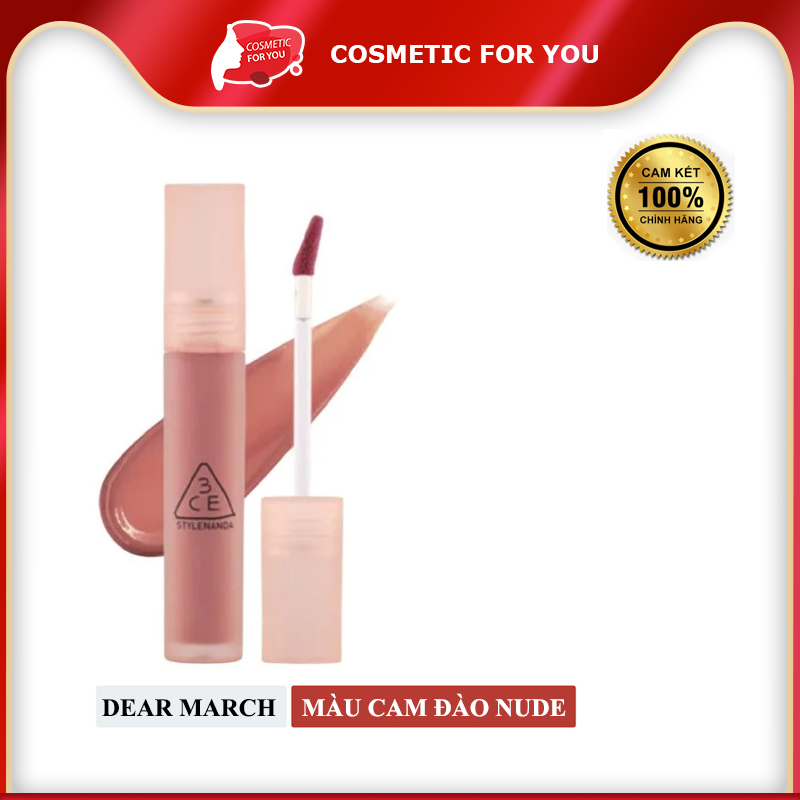Son Kem Lì 3CE Mịn Mượt Nhẹ Môi Blur Water Tint 4.6g #Dear March
