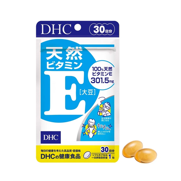 Viên Uống Vitamin E DHC Natural Vitamin E (Soybean) - 30 ngày