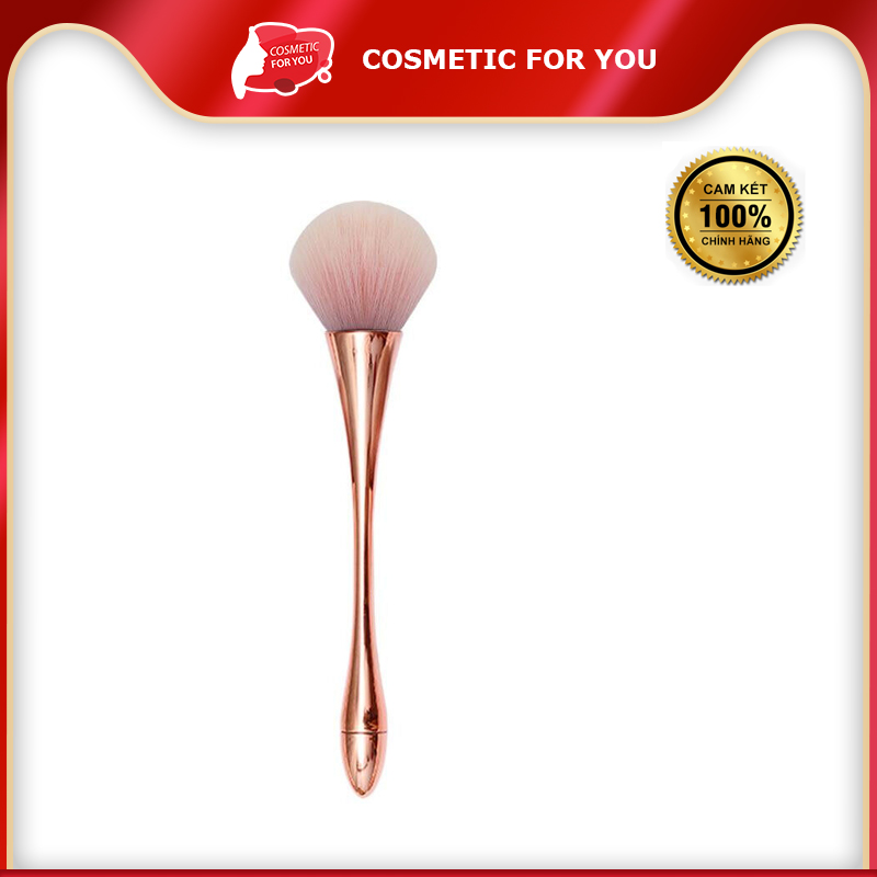 Cọ Trang Điểm Phấn Má Hồng Cán Màu Vàng