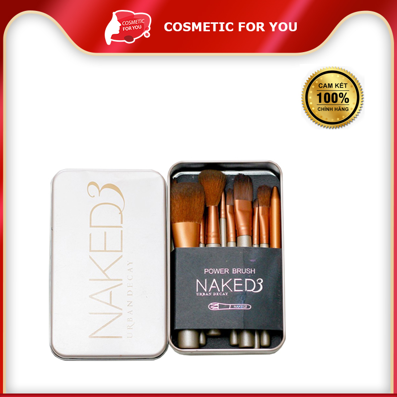 Bộ 12 Cọ Trang Điểm Naked 3 Urban Decay