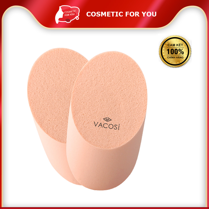 Bông Phấn Ướt Xúc Xích Vacosi Elipse Sponge - 2PCS