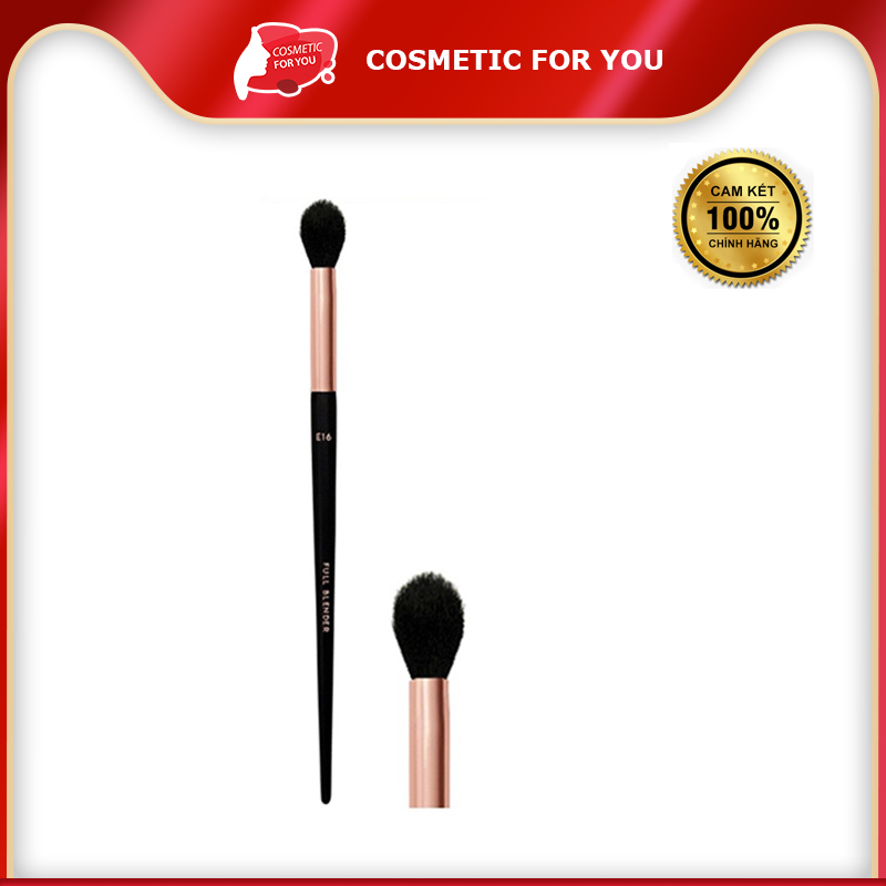 Cọ Tán Phấn Mắt Vacosi Full Blender Brush Đầu Bầu Nhọn - E16
