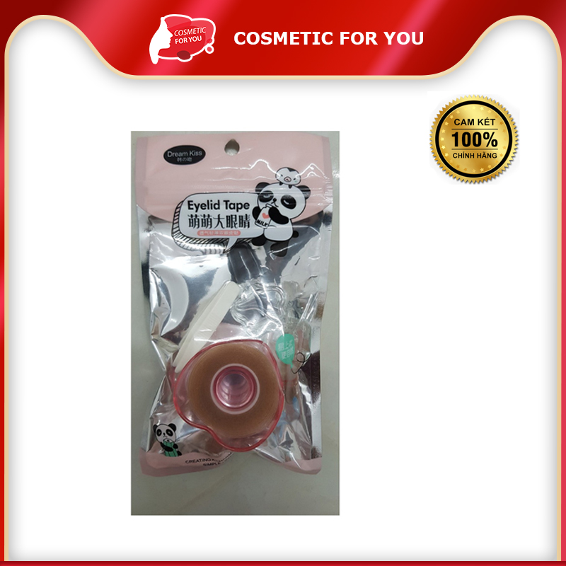 Set 300 Cặp Dán Mí Lưới Cuộn Trái Tim Dream Kiss Eyelid Tape Kèm Keo Dán & Nhíp Siêu Tiện Dụng