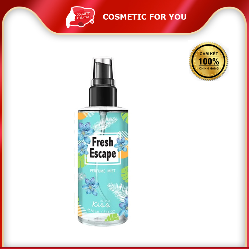 Xịt Thơm Toàn Thân Malissa Kiss Sunshine Perfume Body Mist #Fresh Escape