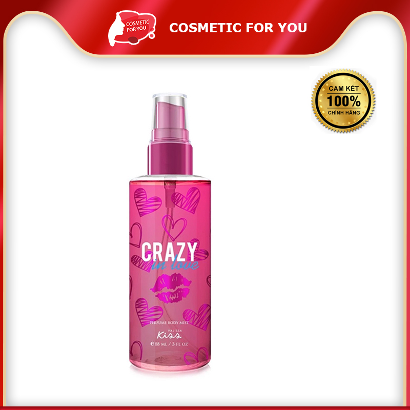 Xịt Thơm Toàn Thân Malissa Kiss Angel Perfume Body Mist 88ml #Crazy In Love