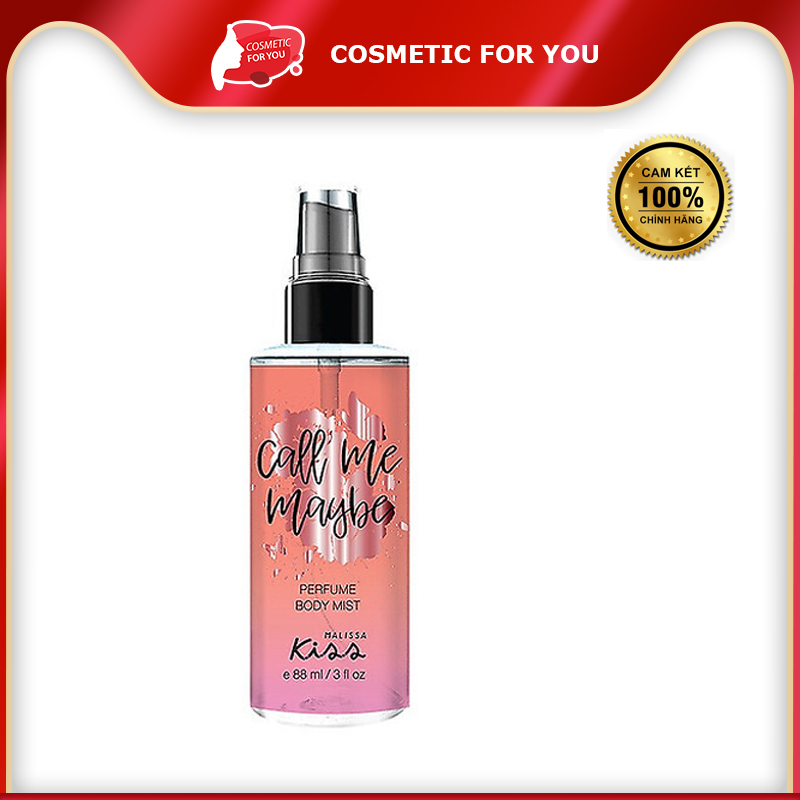 Xịt Thơm Toàn Thân Malissa Kiss Summer Holidays Perfume Body Mist #Call Me Maybe