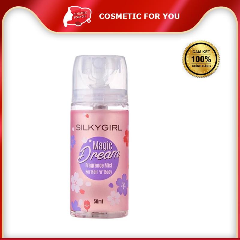 Xịt Thơm Toàn Thân Và Tóc Silkygirl Fragrance Mist 50ml #Magic Cream