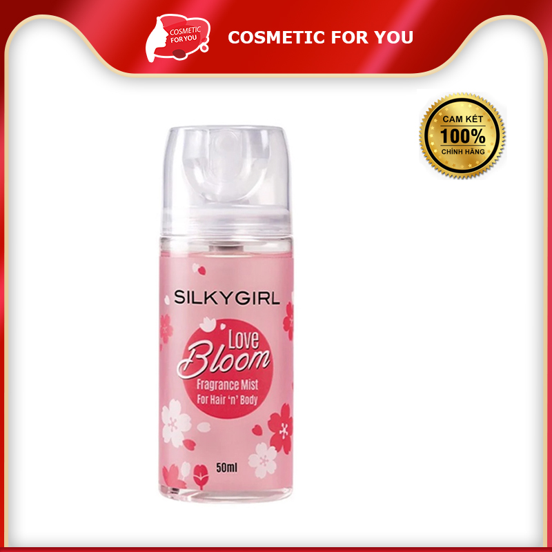 Xịt Thơm Toàn Thân Và Tóc Silkygirl Fragrance Mist 50ml #Love Bloom