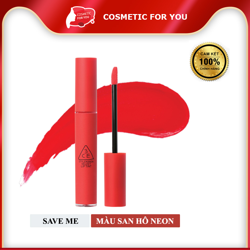 Son Kem Lì 3CE Velvet Lip Tint 4g #Save Me