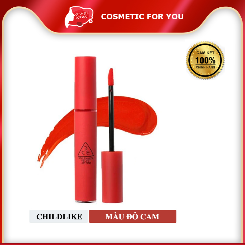 Son Kem Lì 3CE Velvet Lip Tint 4g #Childlike