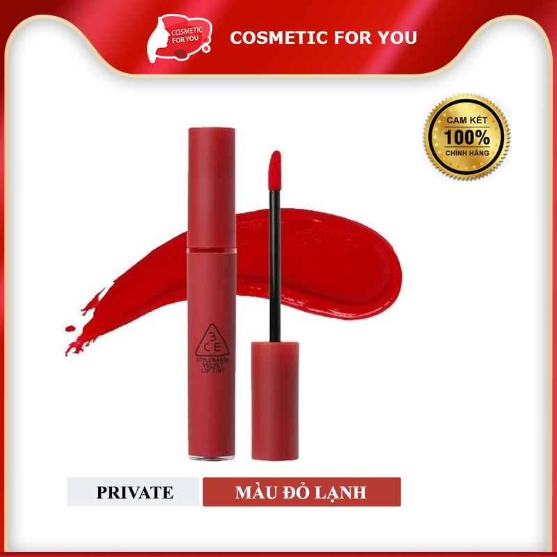 Son Kem Lì 3CE Velvet Lip Tint 4g #Private