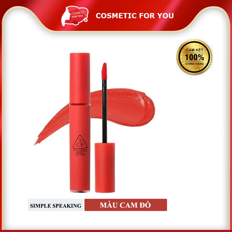 Son Kem Lì 3CE Velvet Lip Tint 4g #Simple Speaking