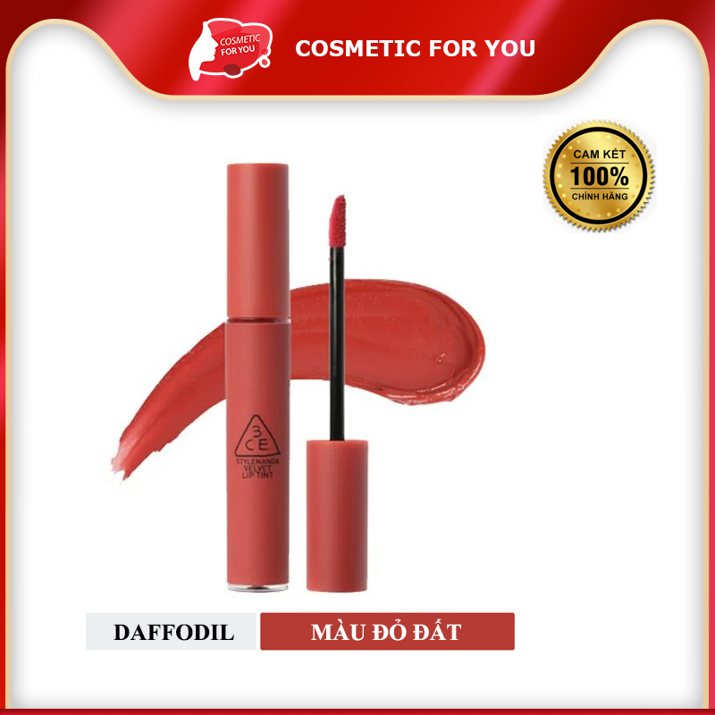 Son Kem Lì 3CE Velvet Lip Tint 4g #Daffodil
