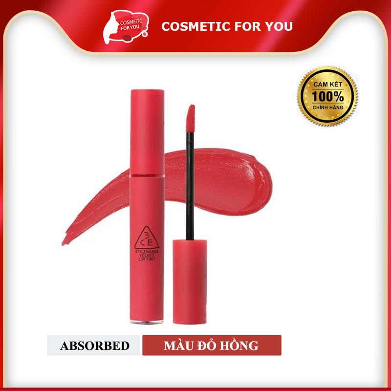 Son Kem Lì 3CE Velvet Lip Tint 4g #Absorbed